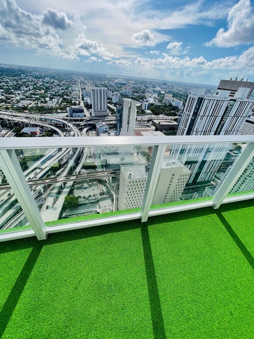 Custom putting green installation by Written Legacy